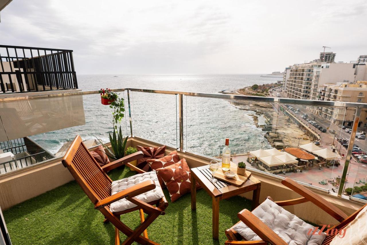 Amazing Seafront Duplex Apartment Sliema Exterior photo